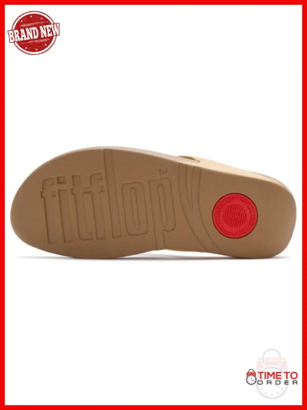 Genuine Leather Thong Sandals with Rubber Sole Slip Resistant